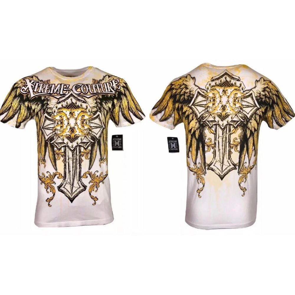 Xtreme Couture By Affliction Men's T-Shirt SIREN Tattoo Biker MMA S-5X - Picture 2 of 8